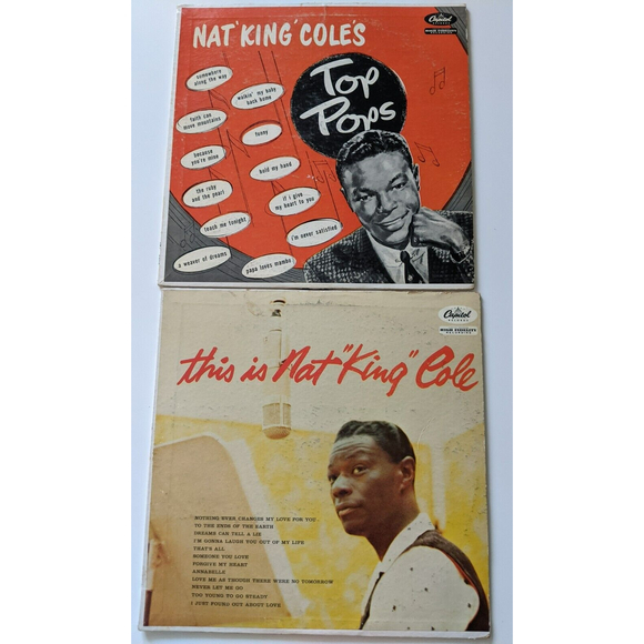 Nat King Cole Vinyl Top Pops and This is Nat "King" Cole - Picture 1 of 2